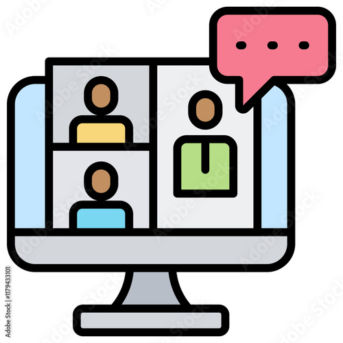 Online Meeting Icon