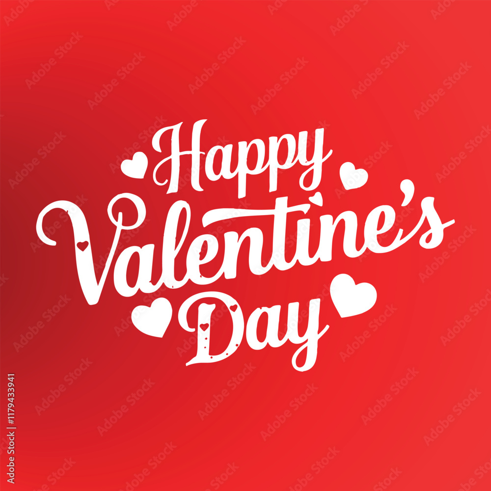 happy valentine’s day typography in vector happy valentine’s day typography in vector