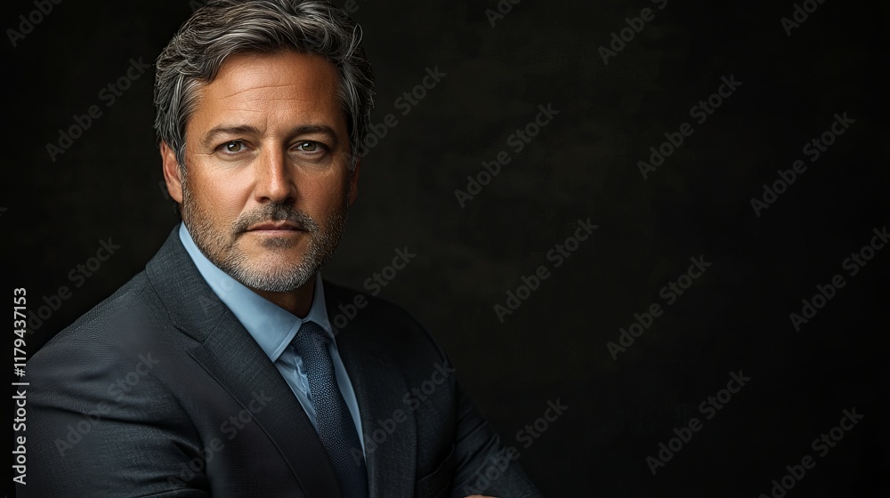 Fototapeta premium Portrait of Confident Businessman