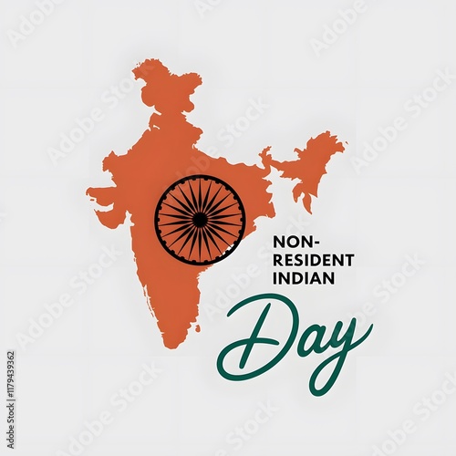 Non-Resident Indian Day Design for Banner, Poster, Web, Social Media - Pravasi Bharatiya Divas - Meaning Non-Resident Indian Day. Editable illustration design for NRI We are proud of our NRI, Jai Hind photo