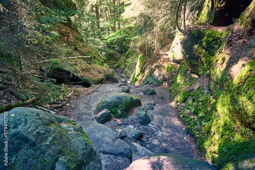 Wanderpfad Wilde Hölle in der Sächsischen Schweiz, Deutschland