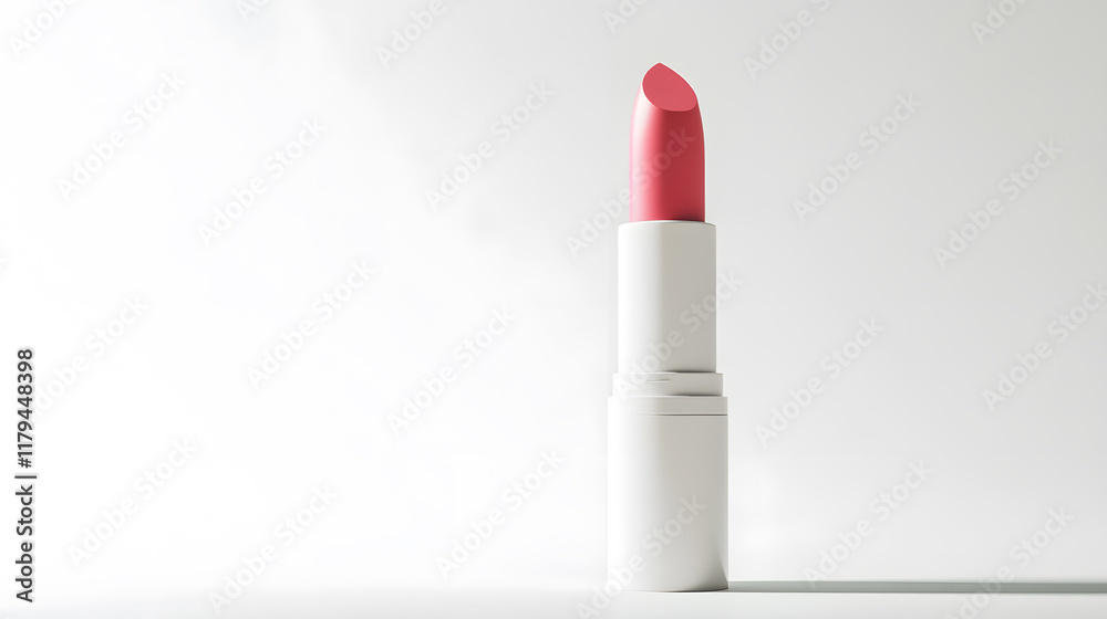 3d realistic lip sticlk in plain background for mockup 3d realistic lip sticlk in plain background for mockup