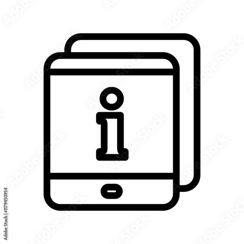 Tablet PC icon design template