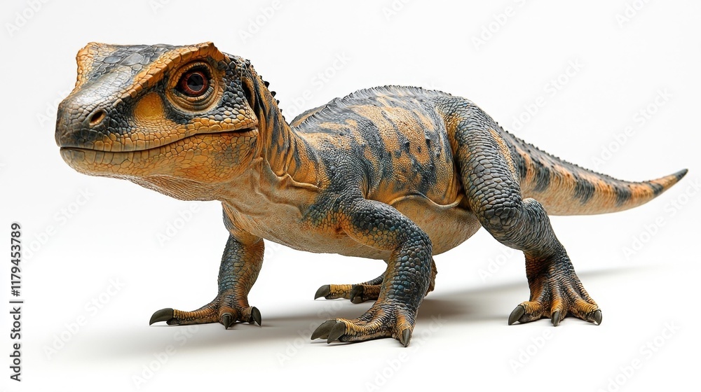Obraz premium Thescelosaurus isolated on a white background. Generative AI