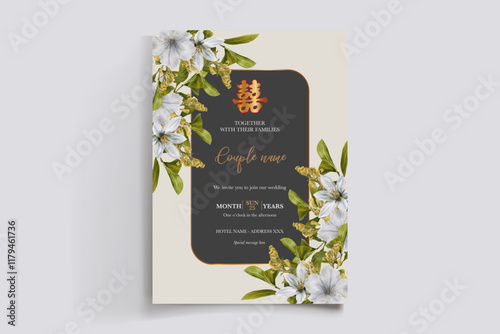 floral bridal shower invitation templates