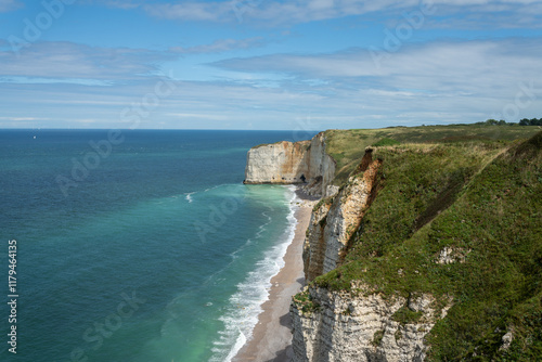 Etretat beach in France