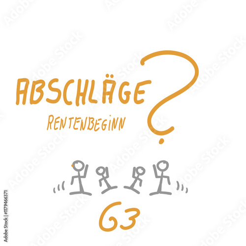 Abschläge Rentenbeginn Fragezeichen