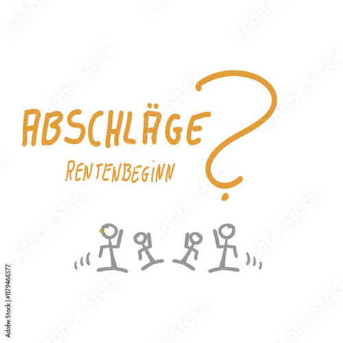 Abschläge Rentenbeginn Fragezeichen