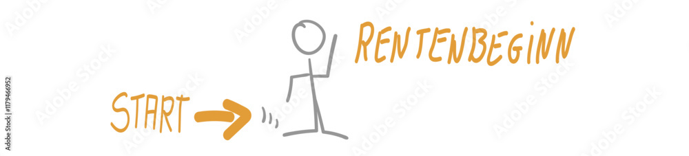 Rentenbeginn Band Banner Rente Rentenbeginn Band Banner Rente
