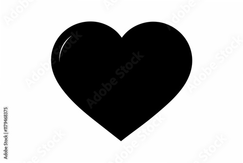 heart  silhouette vector illustration