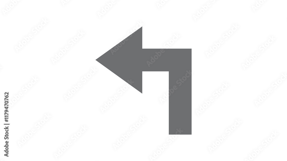 left turn arrow sign left turn arrow sign