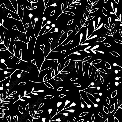 Botanical leaves seamless