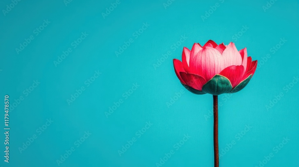 Fototapeta premium Artistic depiction of a blooming flower