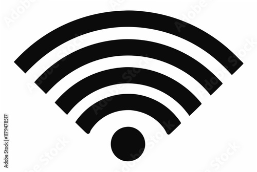 wifi  silhouette vector