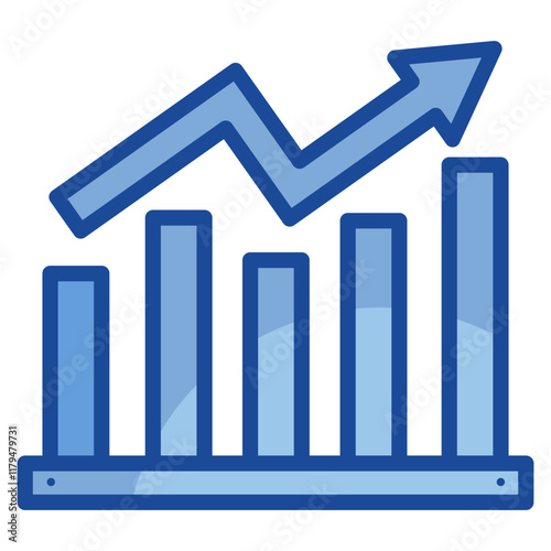 Free Download Chart Growth  Icon Element For Design - GFXLoad