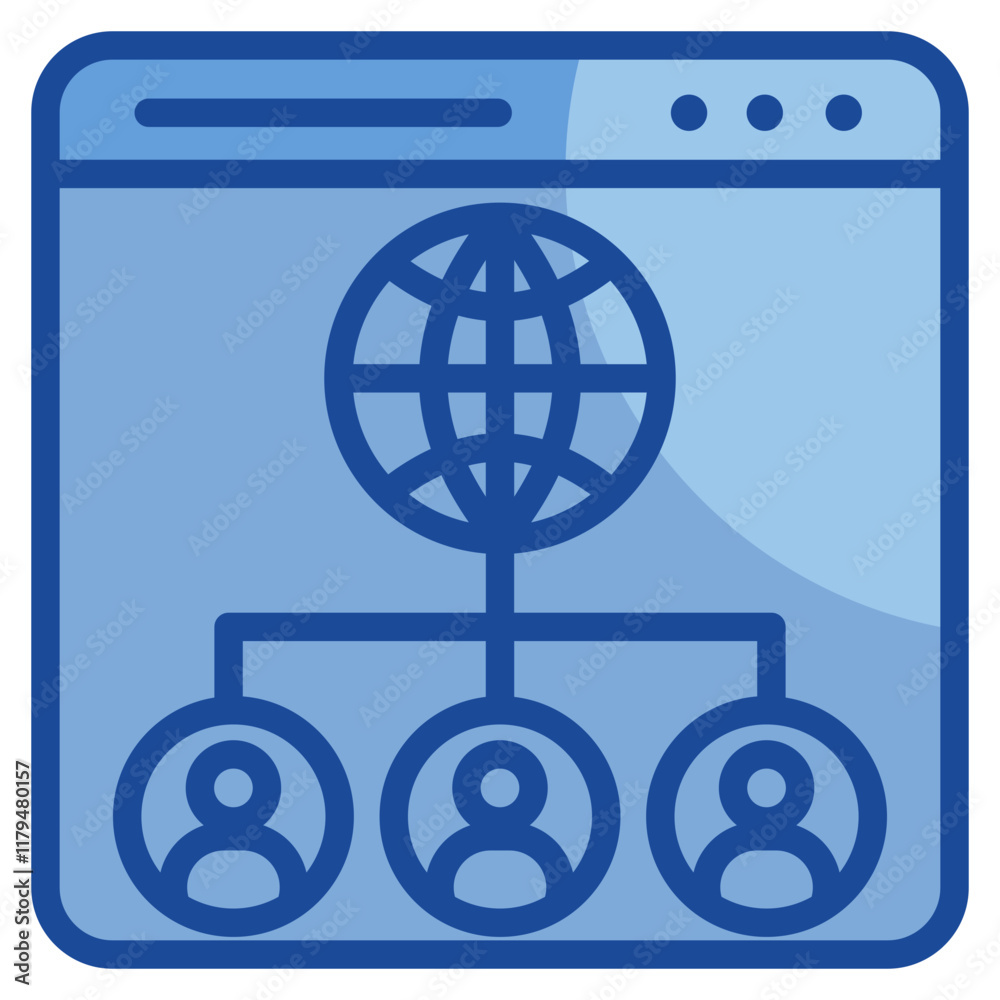 Fototapeta premium Network Icon Element For Design