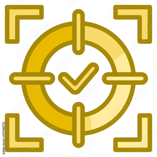Accuracy  Icon Element For Design