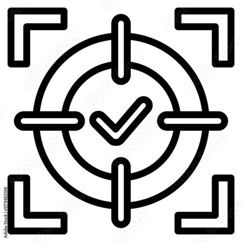 Accuracy  Icon Element For Design