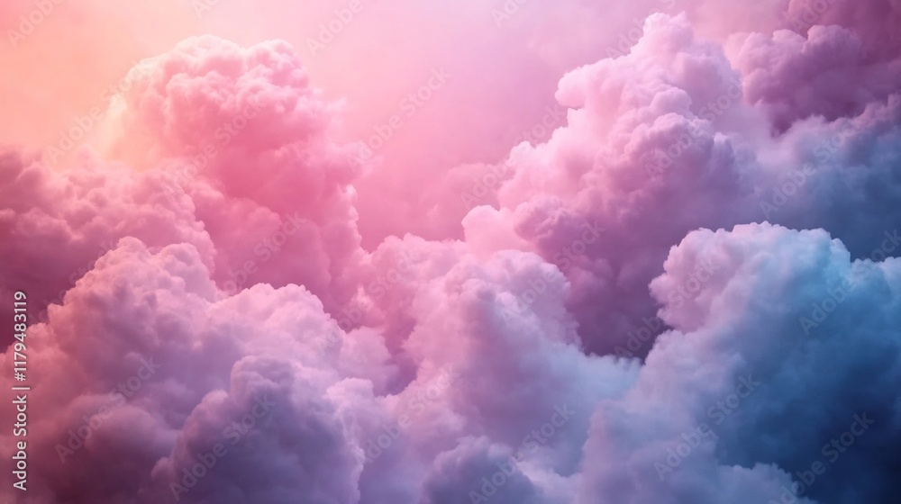 Fototapeta premium Dramatic Clouds Illuminated by Vibrant Sunlight and Rays Breaking Through the Sky