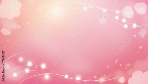 Whimsical Elegance: The Magic of a Gentle Pink Backdrop