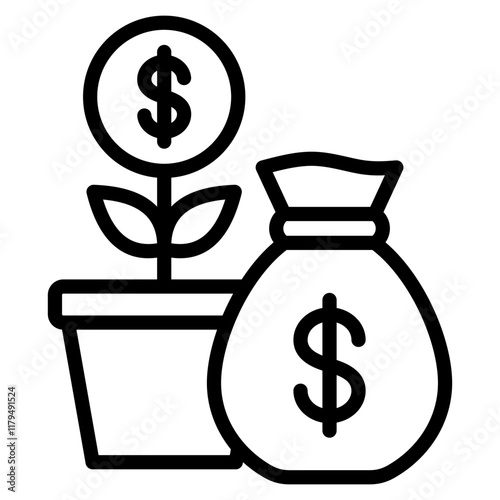 Financial Growth Icon