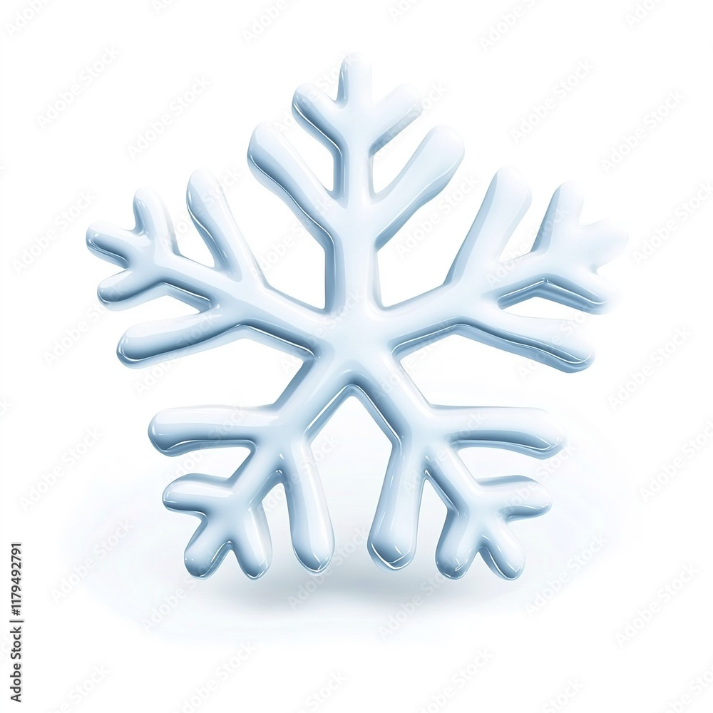 Snow 3D Icon – Frosty Snowflakes, Winter Season, Cool Vibes, 3D Snowy Effect, Isolated on White Background Snow 3D Icon – Frosty Snowflakes, Winter Season, Cool Vibes, 3D Snowy Effect, Isolated on White Background