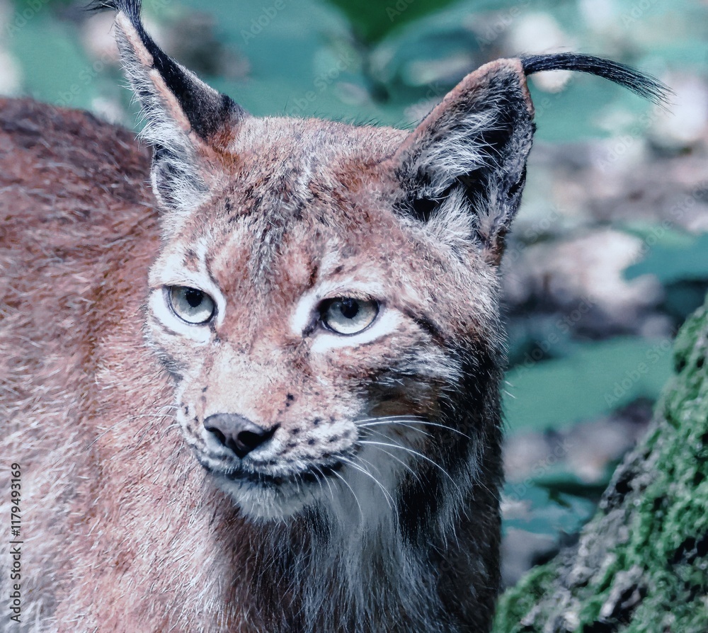close up of a lynx