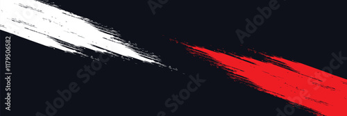 Abstract grunge graffiti dark blue spray paint brush.