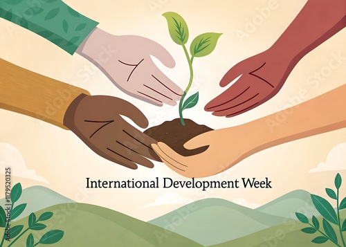 international development week, poster, banner, Post,  Story. photo