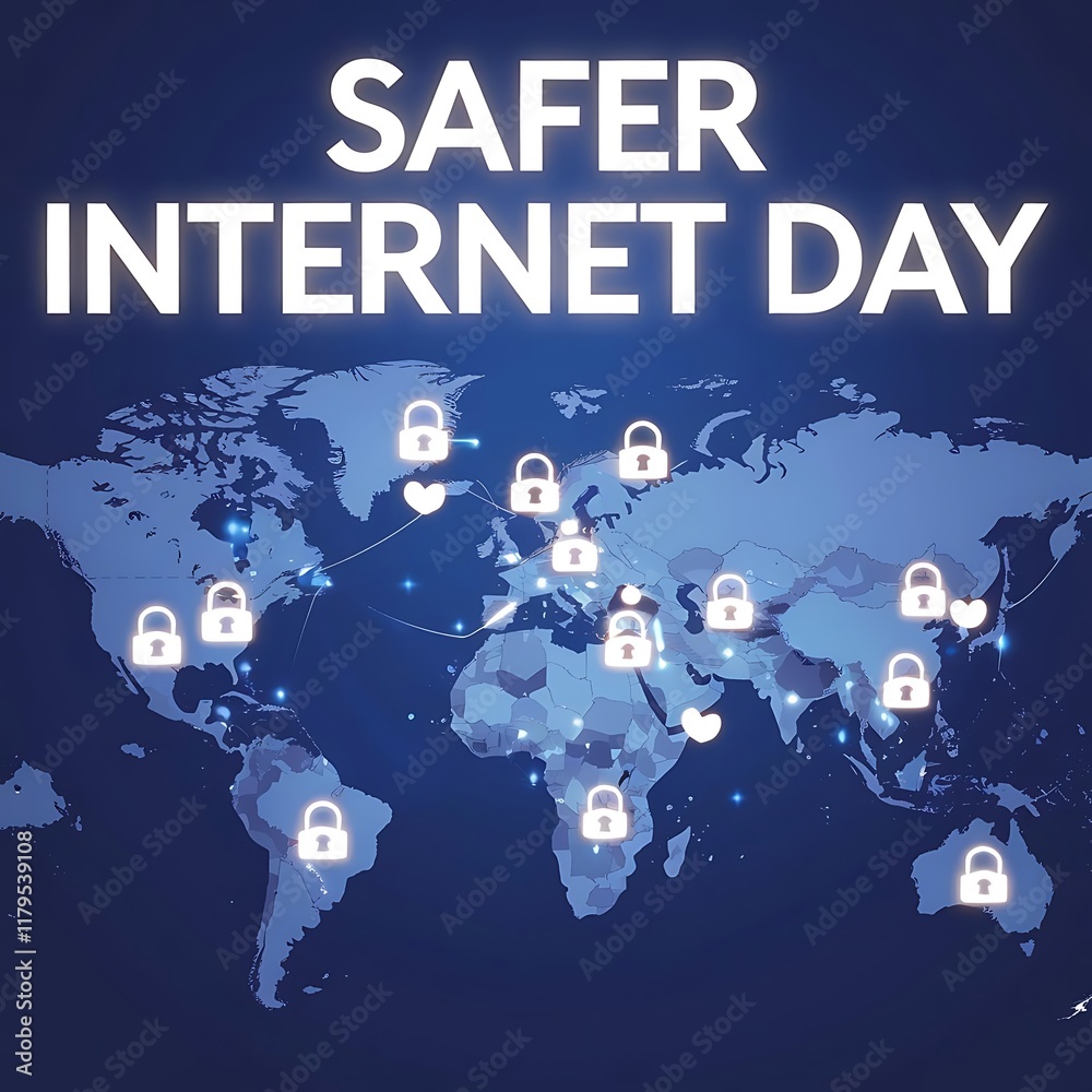 internet day, safer internet day, Social Media Poster.
internet day, safer internet day, Social Media Poster.