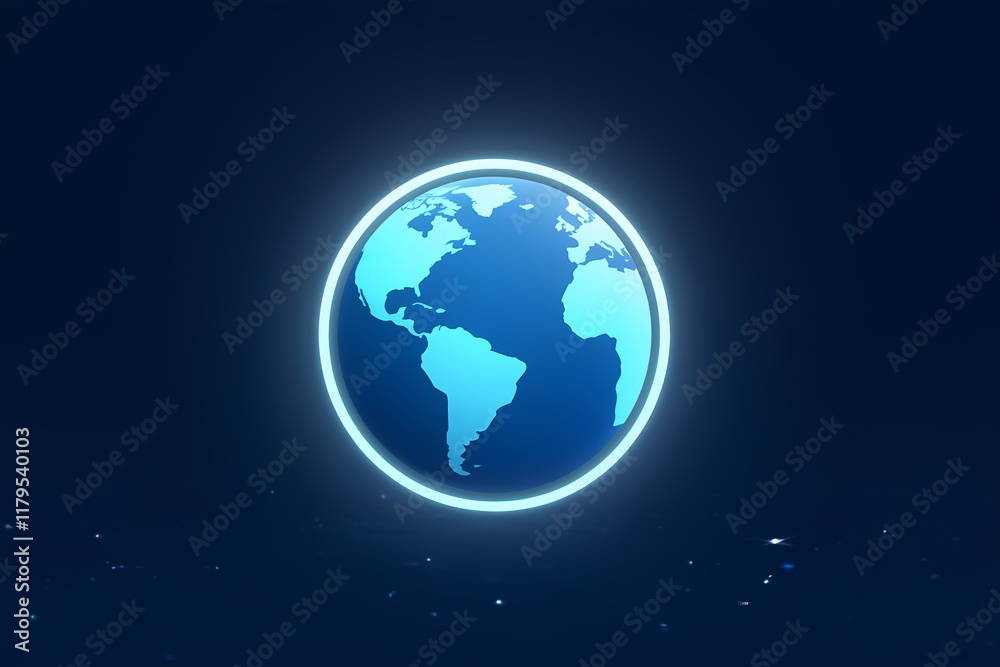 Fototapeta premium Earth icon