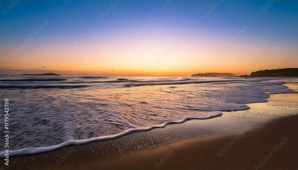 Fototapeta premium sunset at the beach