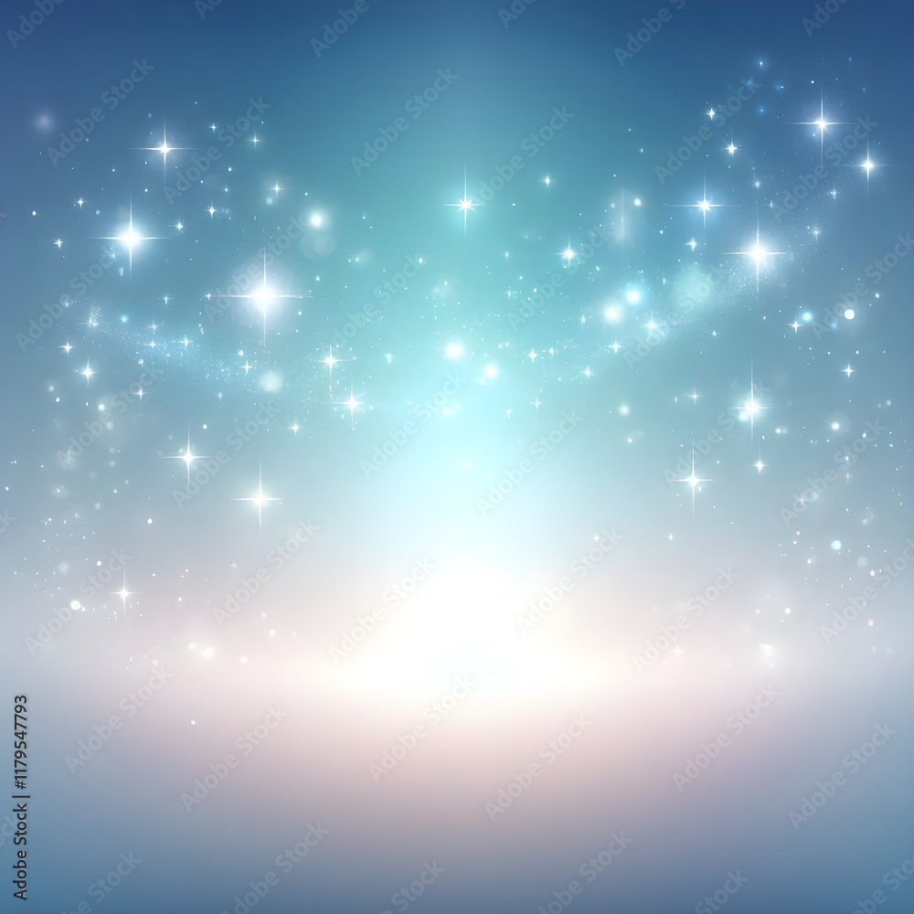 Generative AI, A dreamy gradient background image resembling soft light from light to dark. There are small, brightly scattered star-shaped sparkles, giving a subtle halo and a vivid, glowing effect. Generative AI, A dreamy gradient background image resembling soft light from light to dark. There are small, brightly scattered star-shaped sparkles, giving a subtle halo and a vivid, glowing effect.