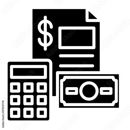 Budgeting  Icon Element For Design