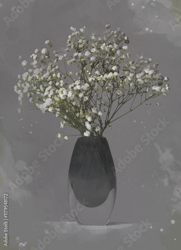 Fototapeta Naklejka Na Ścianę i Meble -  Flowers in a vase 2