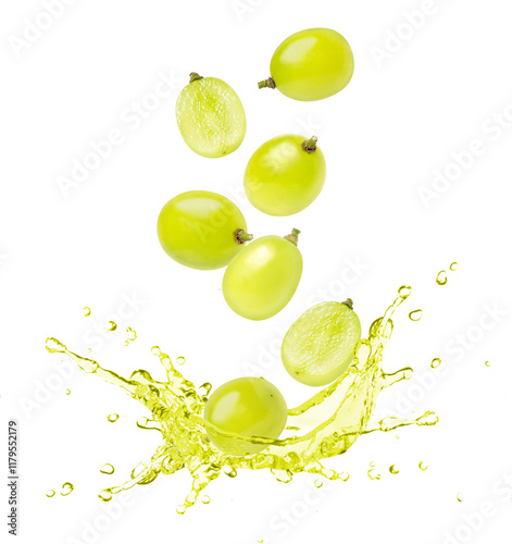 Cuadro en lienzo White grape juice