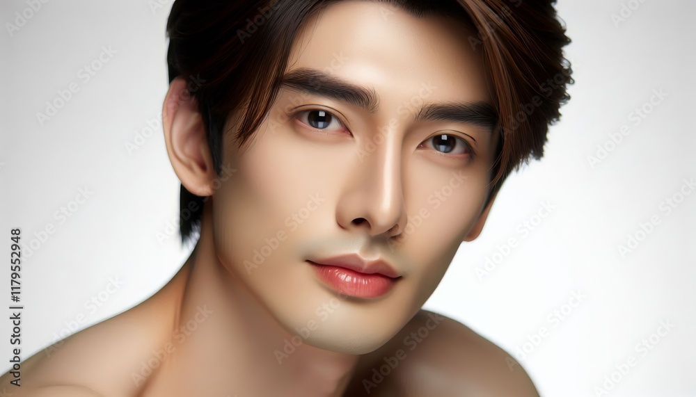 Fototapeta premium นางแบบ,นายแบบ,เอเชีย,แซมพู,ผมสวย,ผมยาว,หล่อ,สวย,เกาหลี,ญี่ปุ่น,ไต้หวัน,ไทย,ฮองกง