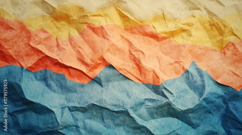 Wallpaper Mural glued wrinkled paper background concept Torontodigital.ca