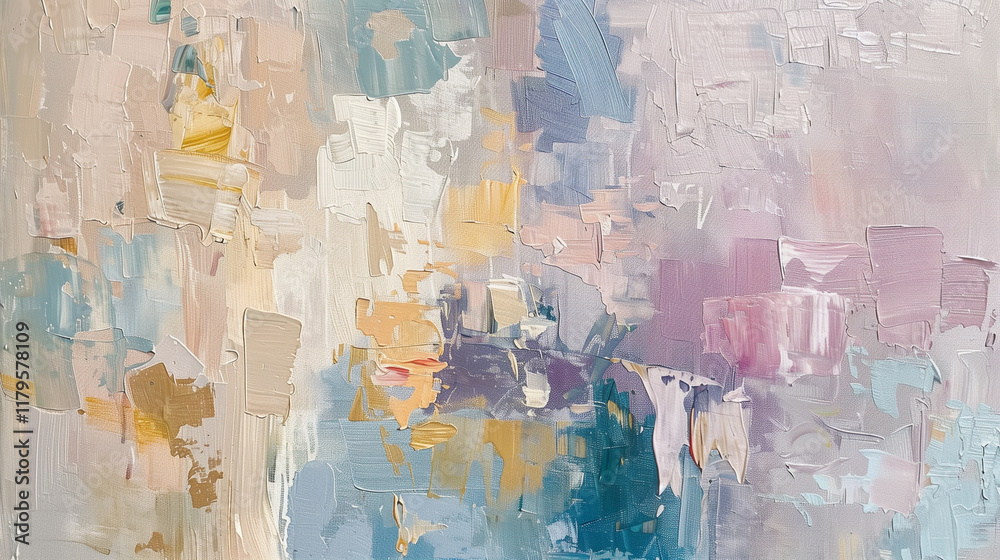 Fototapeta premium Abstract Pastel Oil Painting Texture 