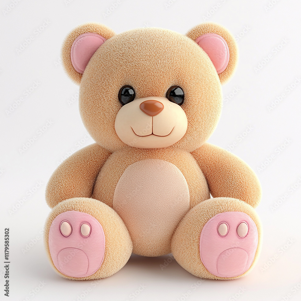 Teddy bear isolated with white background Teddy bear isolated with white background