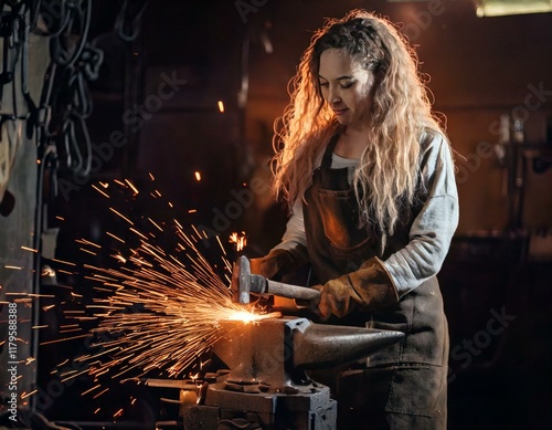 Obraz na płótnie blacksmith w salonie