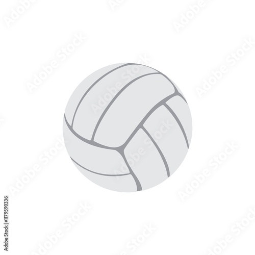 Volleyball ball beach vector emoji illustration sports
