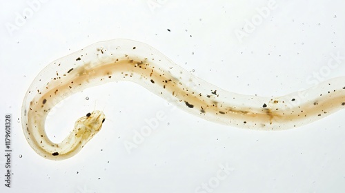 Leptocephalus Larva: A Transparent Eel in the Ocean photo