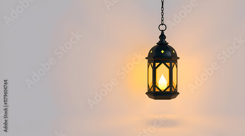 Happy Ramadan Kareem. Beautiful lantern