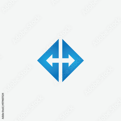 Vector initial letter CC typography logo design vector