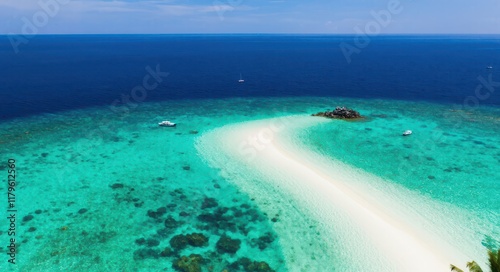 Serene Island Lagoon.