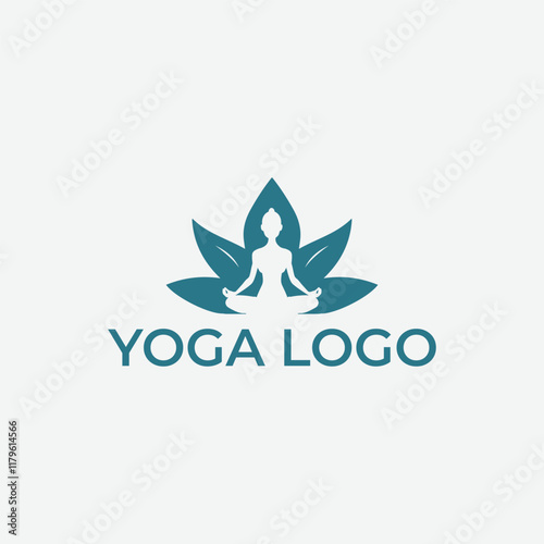 Yoga Logo Design, Meditation logo, Weight loss logo