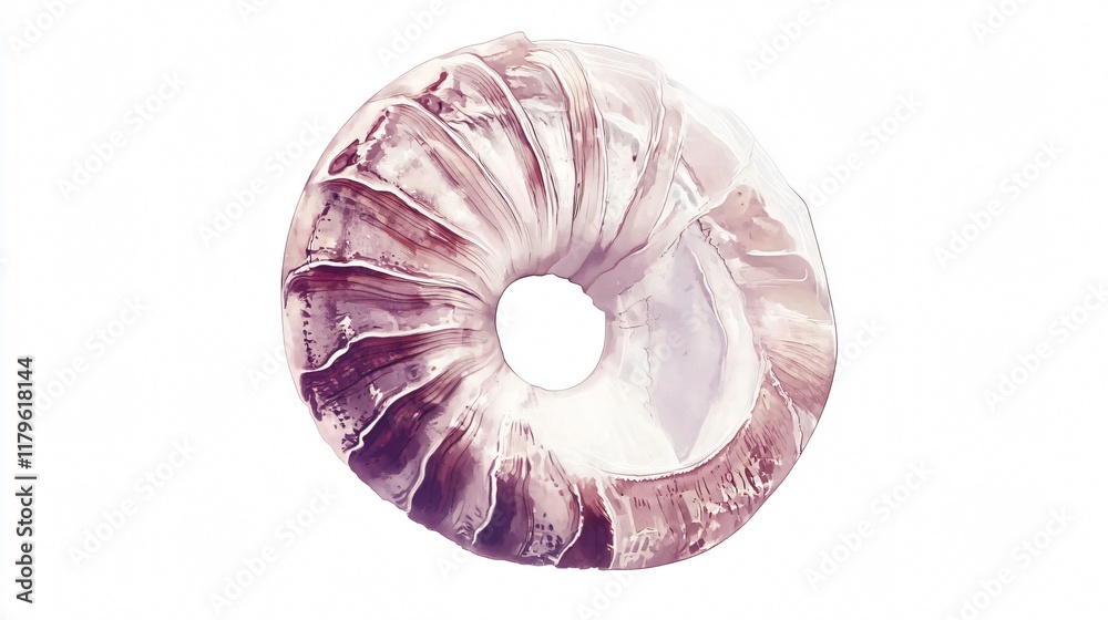 Chambered Nautilus Shell: A Captivating Close-Up Chambered Nautilus Shell: A Captivating Close-Up