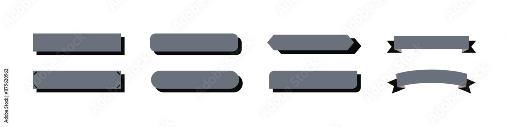 ribbon big vector set. Ribbons banner collection. Isolated on a white background. A decorative element for project design, presentation, etc. ribbon big vector set. Ribbons banner collection. Isolated on a white background. A decorative element for project design, presentation, etc.