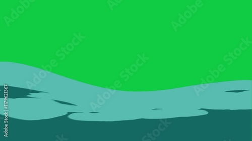 Smooth abstract ocean waves flowing in blue and white, perfect for ocean-themed videos, transitions, and creative background visuals.